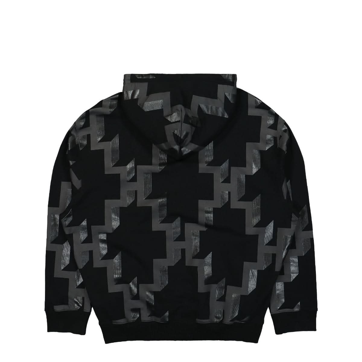 Marcelo Burlon - County of Milan All Over Cross Comfort Hoodie Black Detail view 2 | Gate