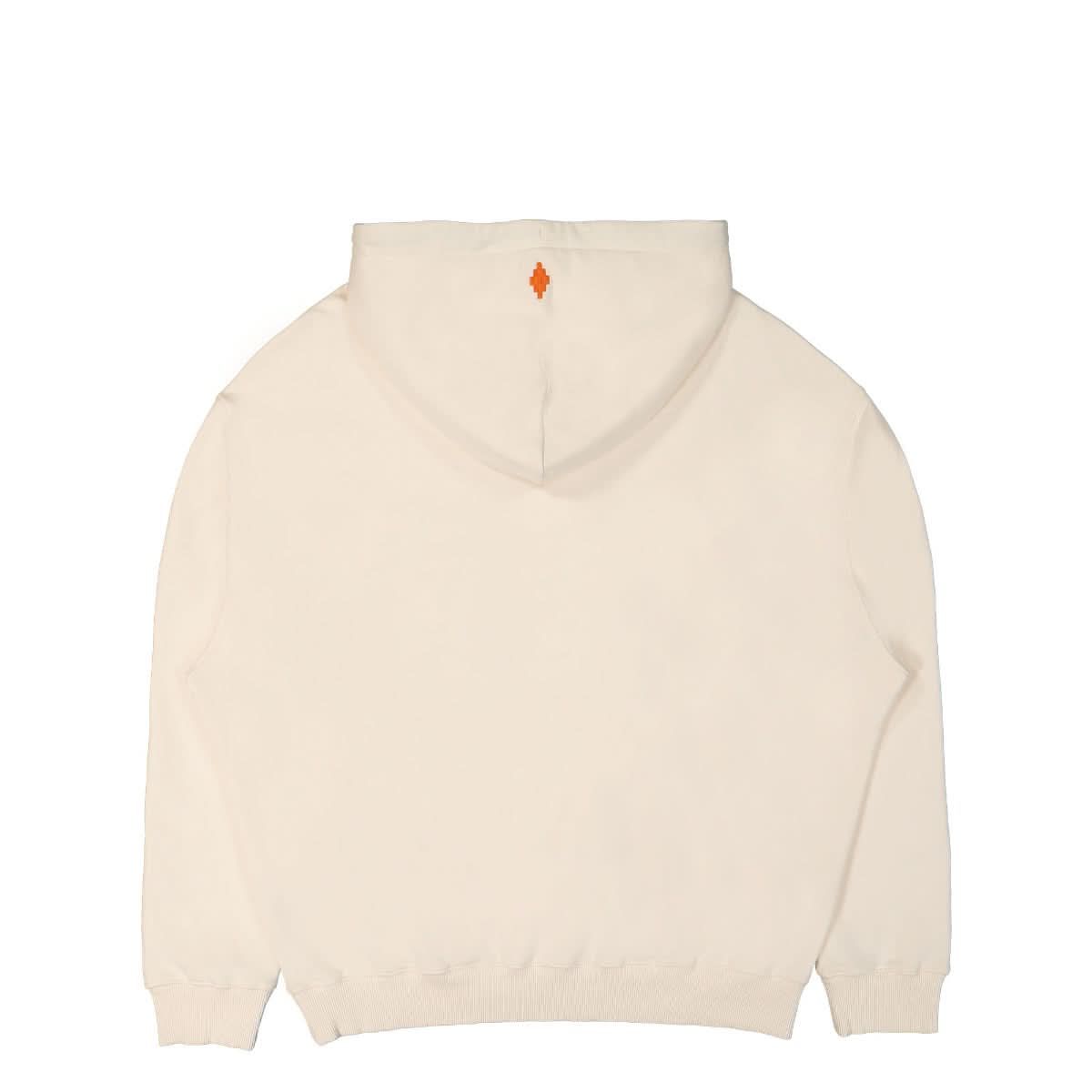 Marcelo Burlon - County of Milan Collar Feathers Comfort Hoodie Beige Detail view 2 | Gate