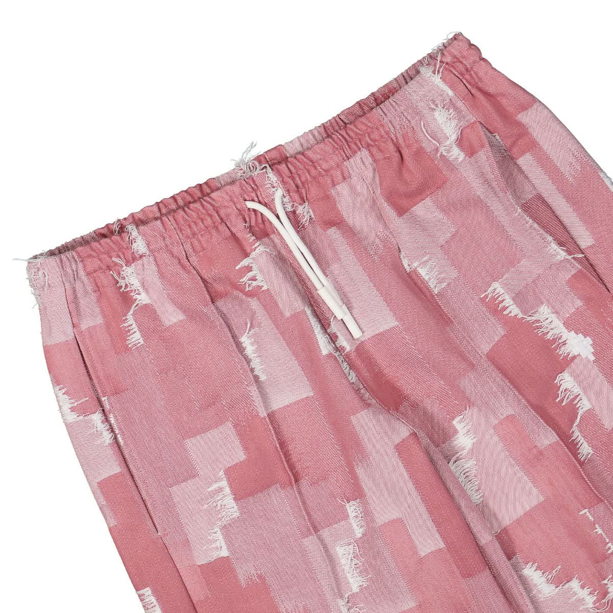 Marcelo Burlon - County of Milan AOP Cross Loose Pants Pink Detail view 4 | Gate