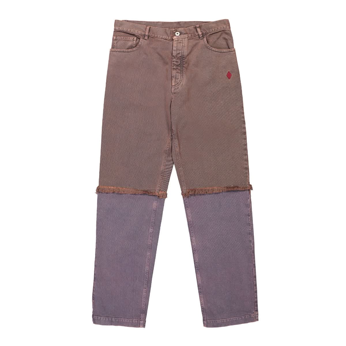 Marcelo Burlon - County of Milan Cross Hybrid Straight Leg Red Detail view 1 | Gate