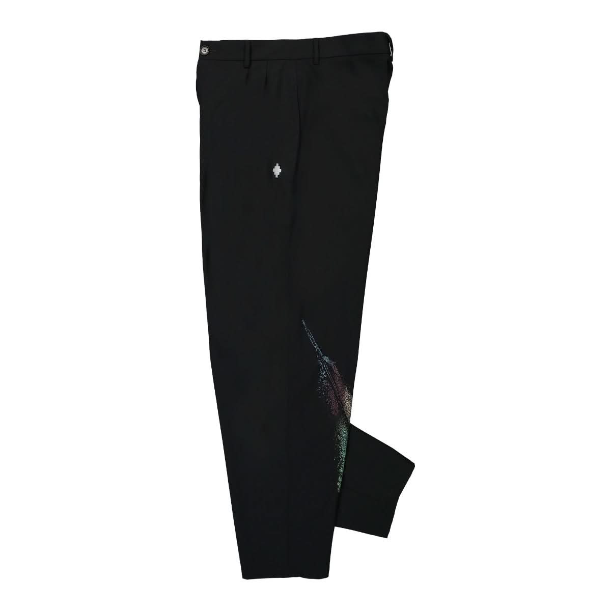 Marcelo Burlon - County of Milan Feather Over Tailor Pants Black Detail view 3 | Gate