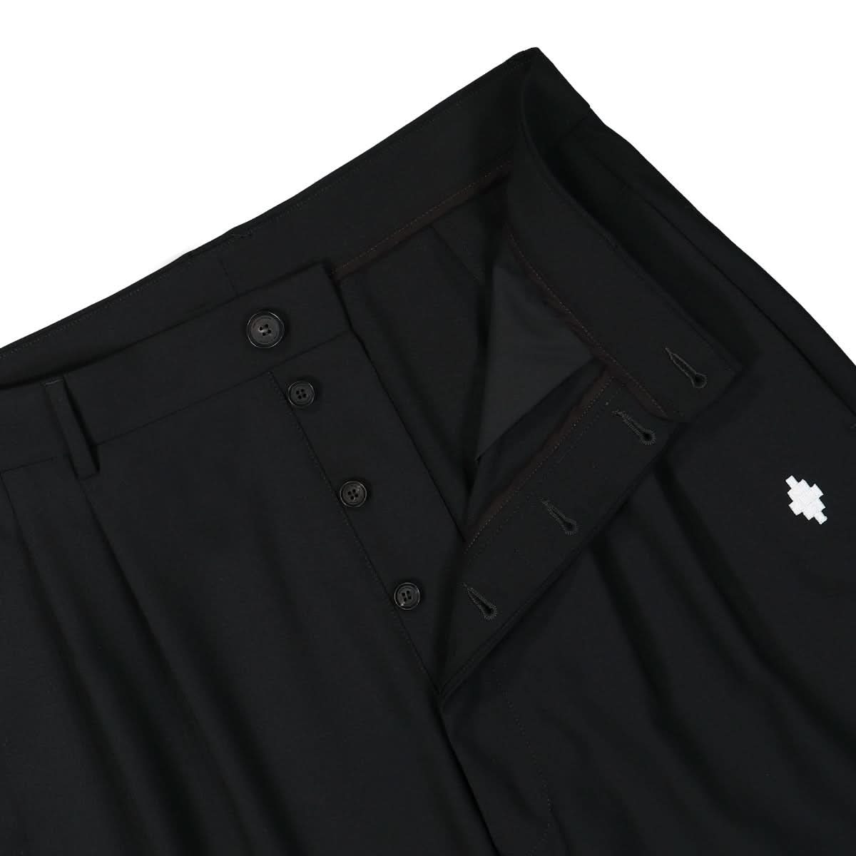 Marcelo Burlon - County of Milan Feather Over Tailor Pants Black Detail view 4 | Gate