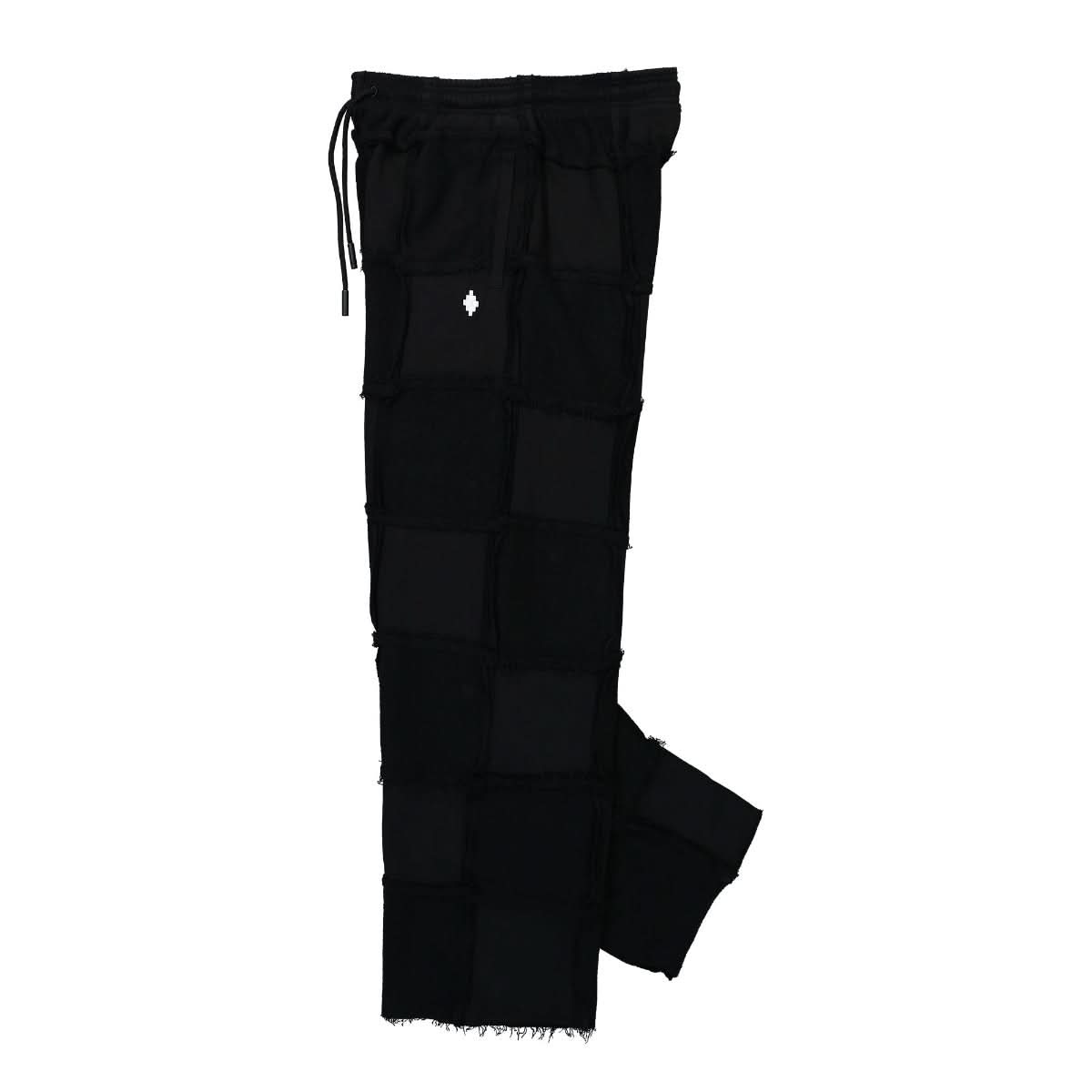 Marcelo Burlon - County of Milan Cross Inside Out Sweatpants Black,White Detail view 3 | Gate