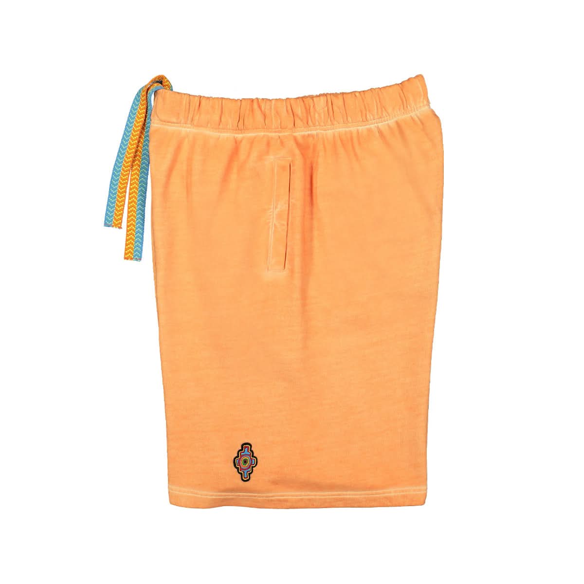 Marcelo Burlon - County of Milan Sunset Cross Over Sweatshorts Orange,Red Detail view 3 | Gate