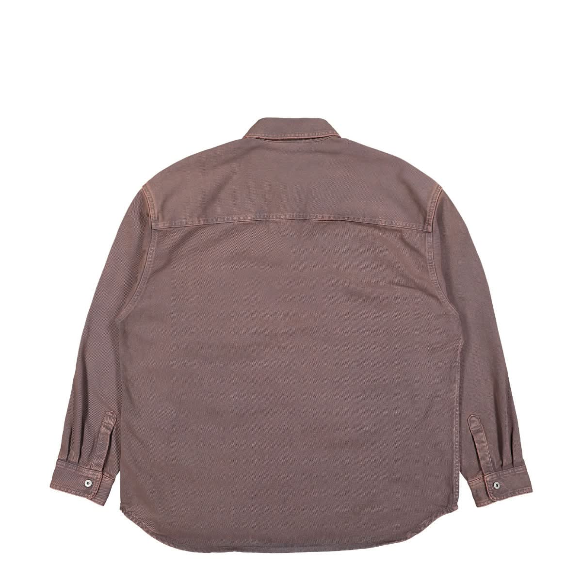 Marcelo Burlon - County of Milan Tempera Cross Cott Overshirt Red Detail view 1 | Gate