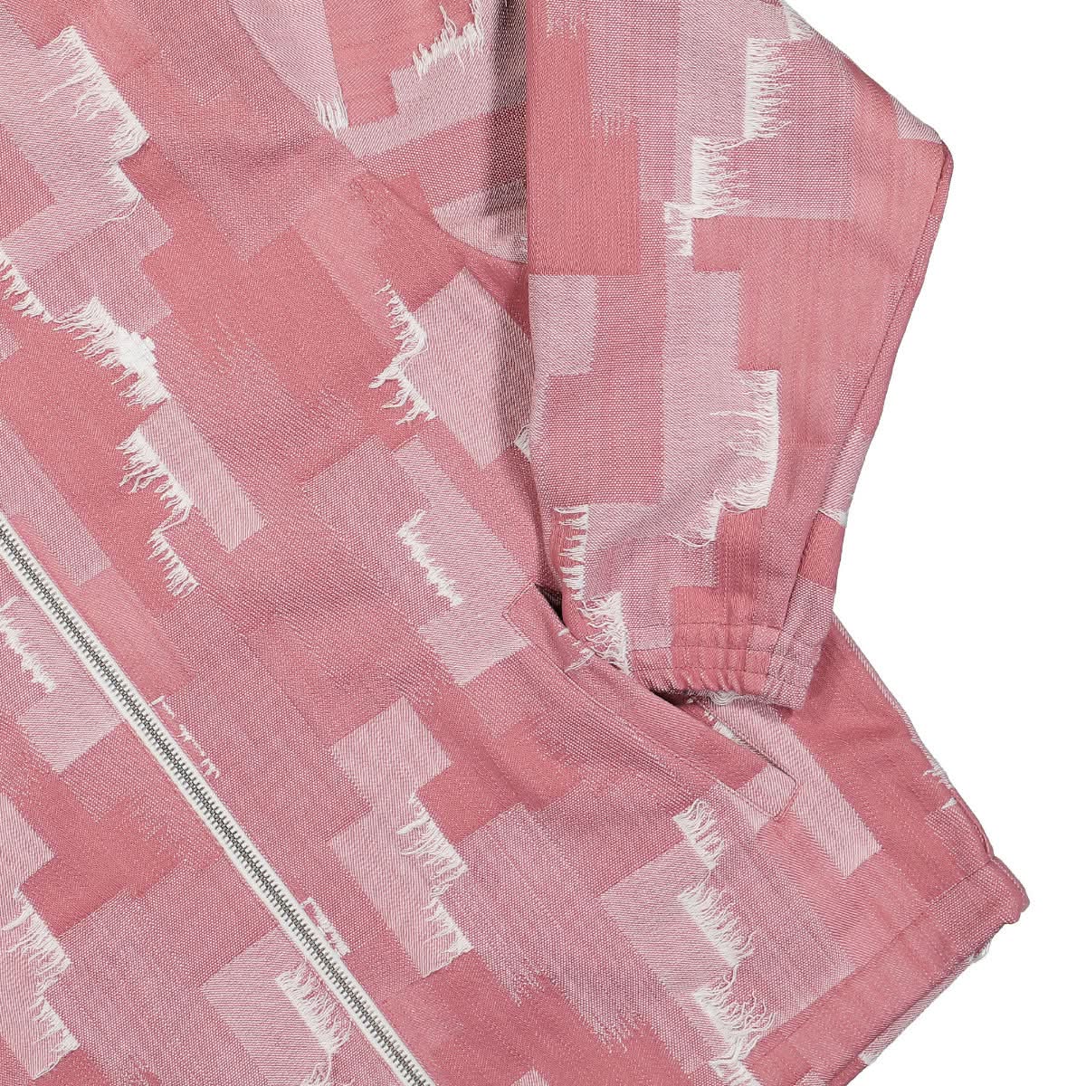 Marcelo Burlon - County of Milan AOP Cross Coach Jacket Pink Detail view 5 | Gate