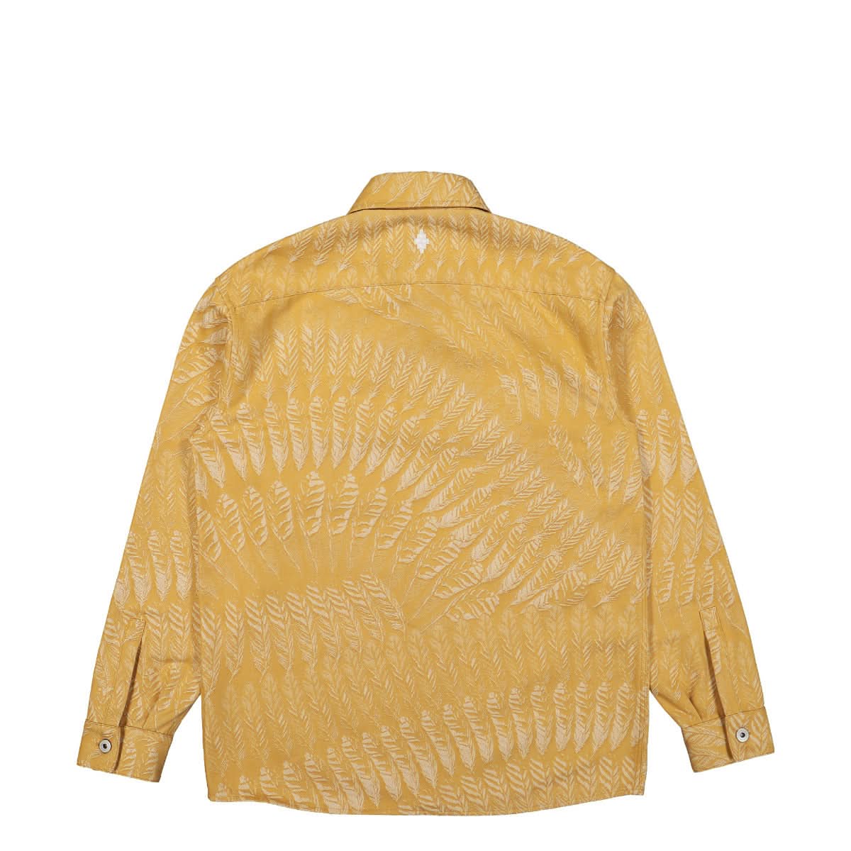 Marcelo Burlon - County of Milan AOP Feathers L/S Shirt Brown,Beige Detail view 2 | Gate
