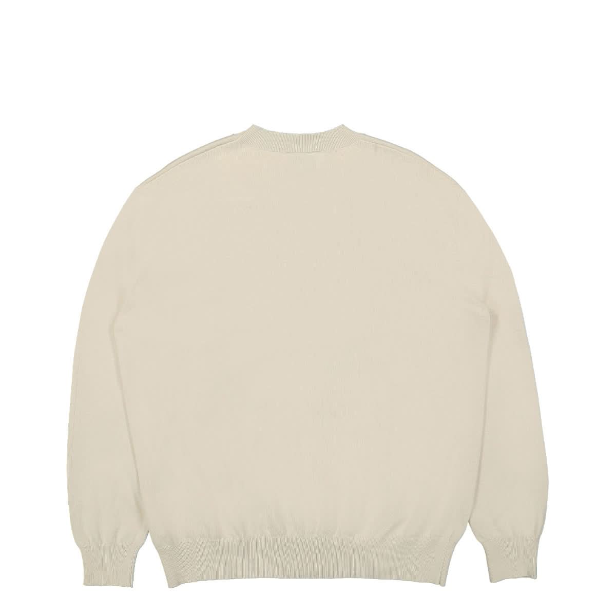 Marcelo Burlon - County of Milan Sunset Cross Knit Basic Crew Beige Detail view 2 | Gate