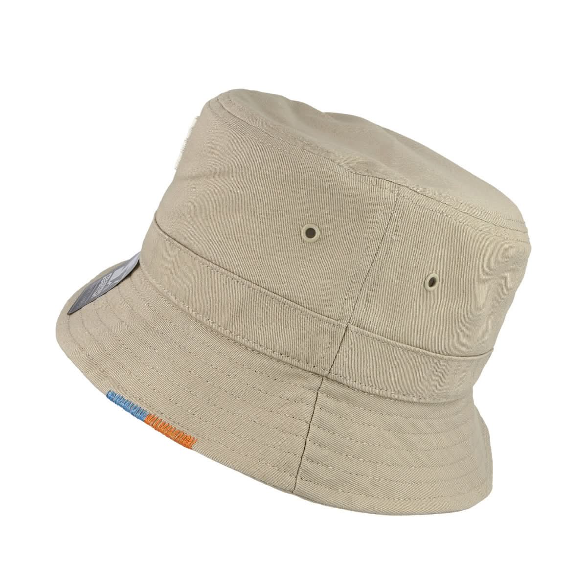 Marcelo Burlon - County of Milan Cross Stitching Bucket Beige,White Detail view 2 | Gate