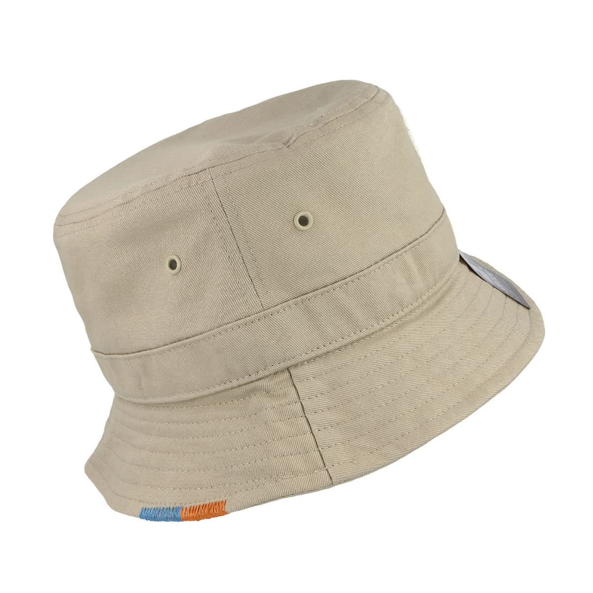 Marcelo Burlon - County of Milan Cross Stitching Bucket Beige,White Detail view 3 | Gate