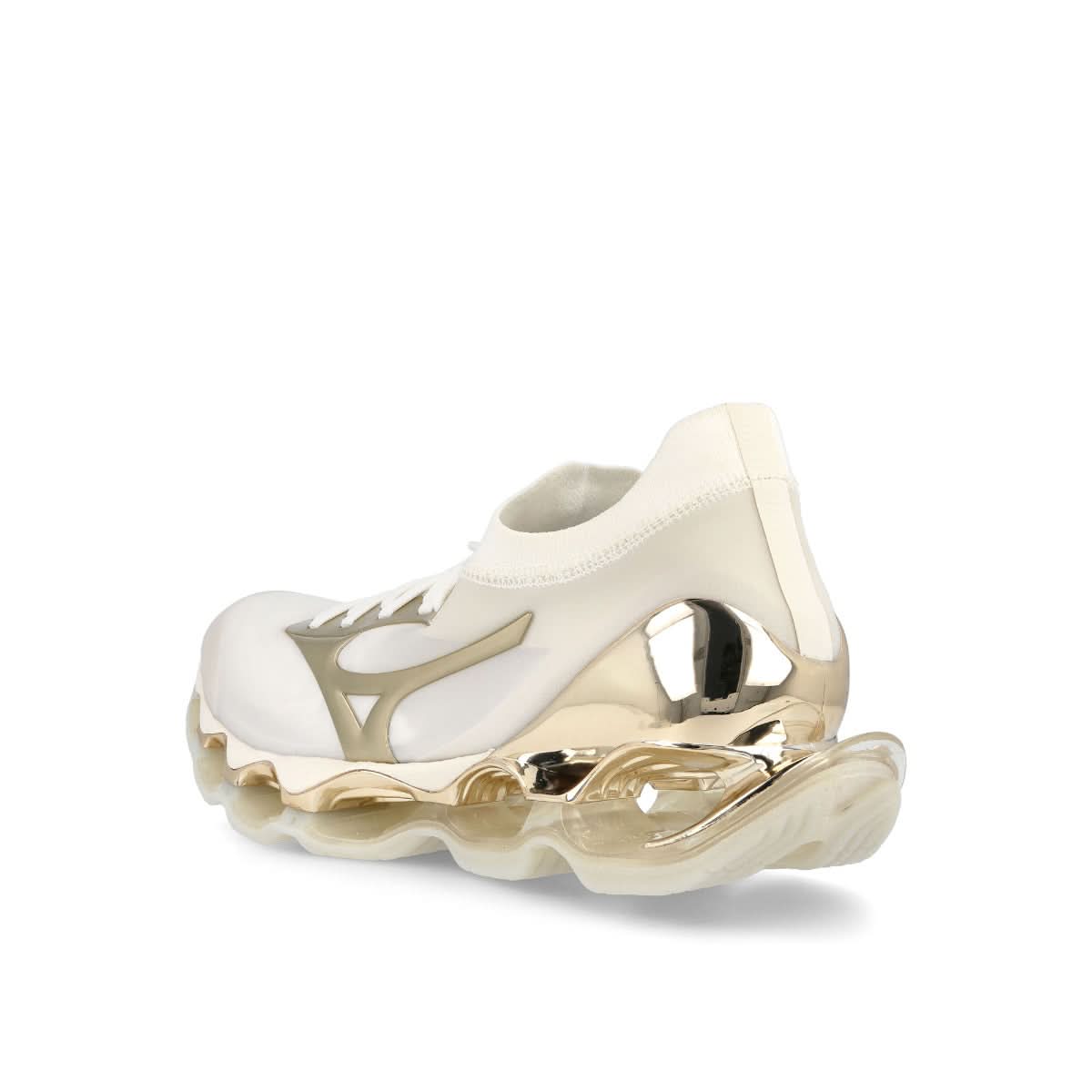 Mizuno Wave Prophecy White,Gold Sneaker Detail view 3 | Gate