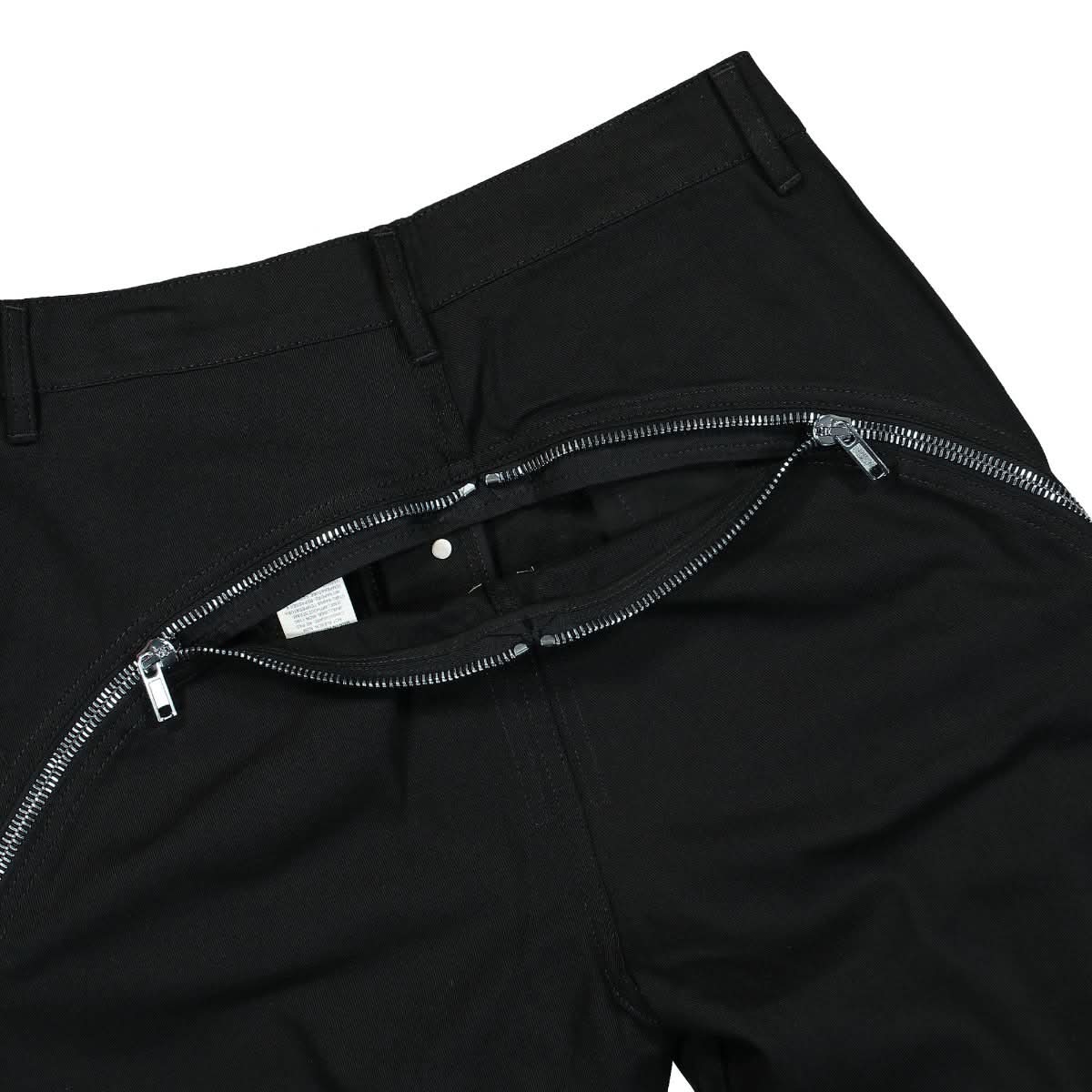 Rick Owens Womens Bolan Banana Pants Black Detail view 5 | Gate
