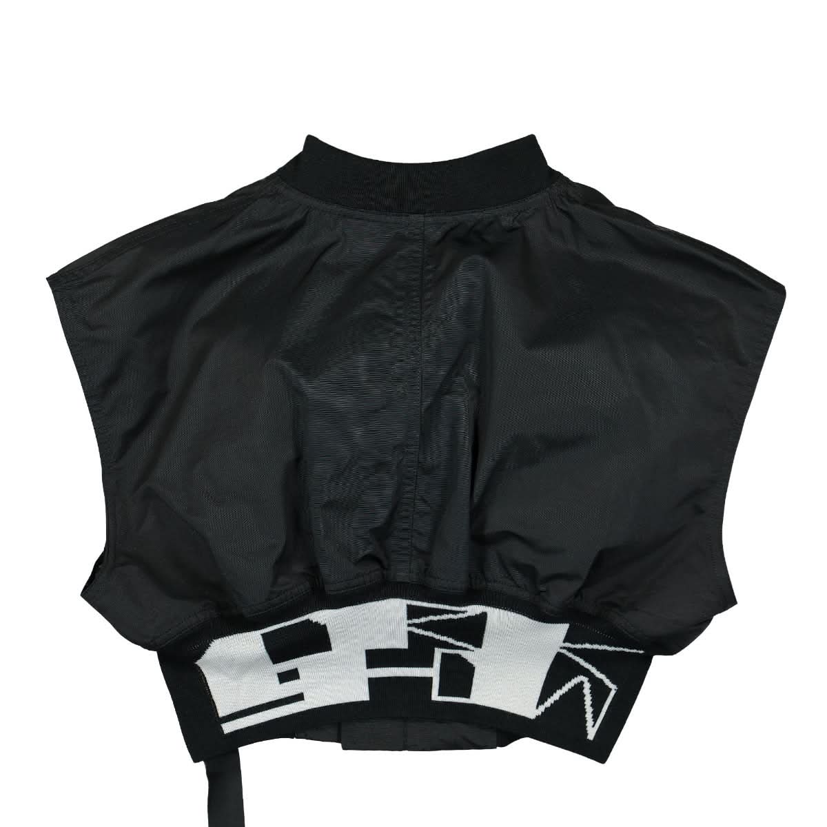Rick Owens Womens Babel Tatlin Bomber Jacket Black Detail view 2 | Gate