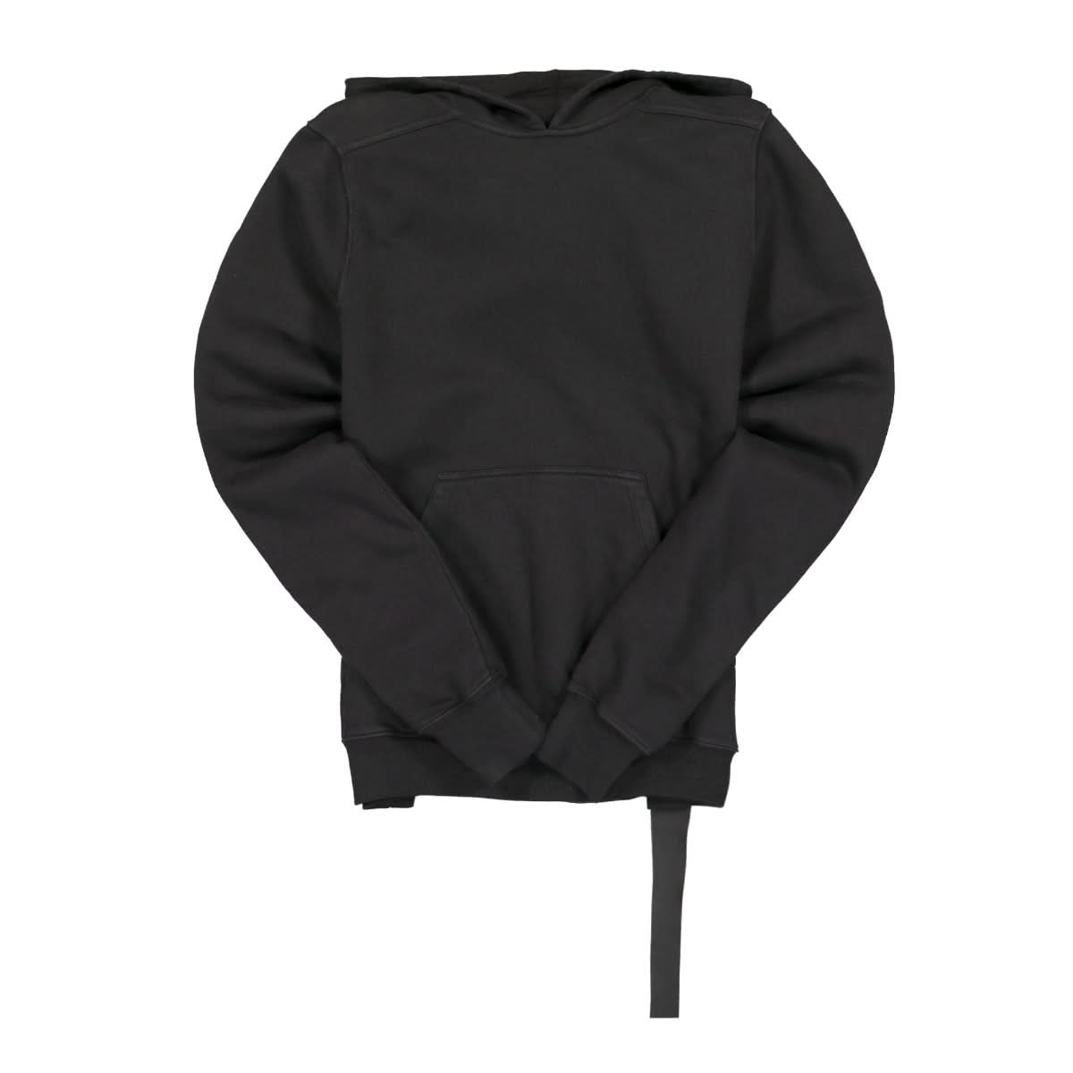 Rick Owens Womens Granbury Hoodie Black Detail view 1 | Gate