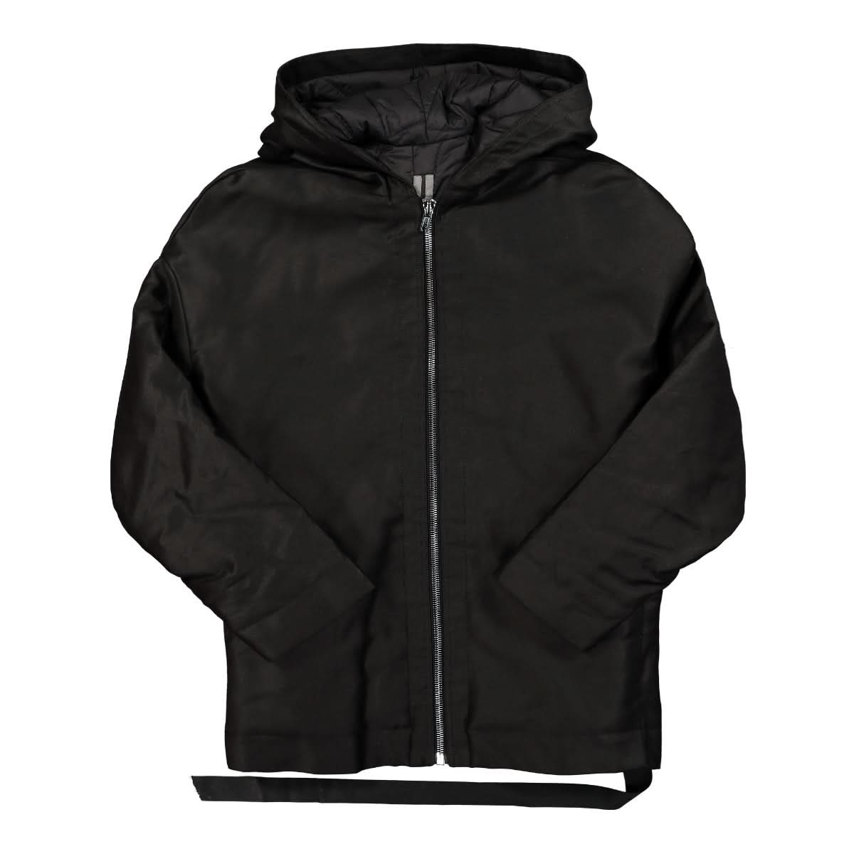 Rick Owens Womens Zip Front Peter Jacket Black Detail view 1 | Gate