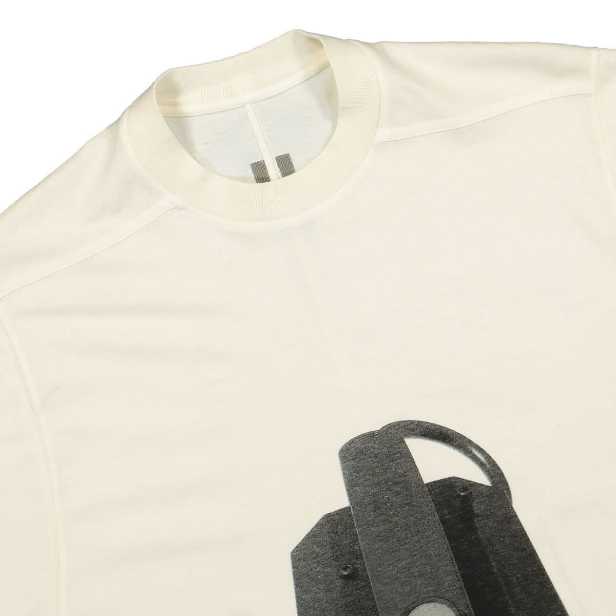 Rick Owens Jumbo SS Tee Beige Detail view 3 | Gate