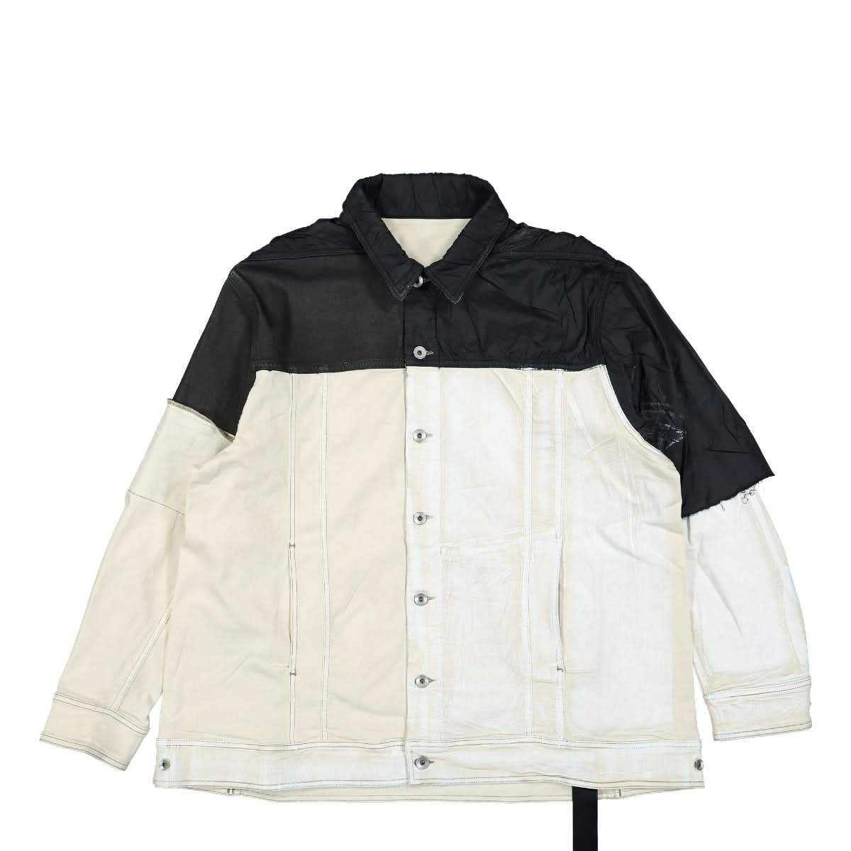 Rick Owens Jumbo Worker Jacket Black,Beige Detail view 1 | Gate