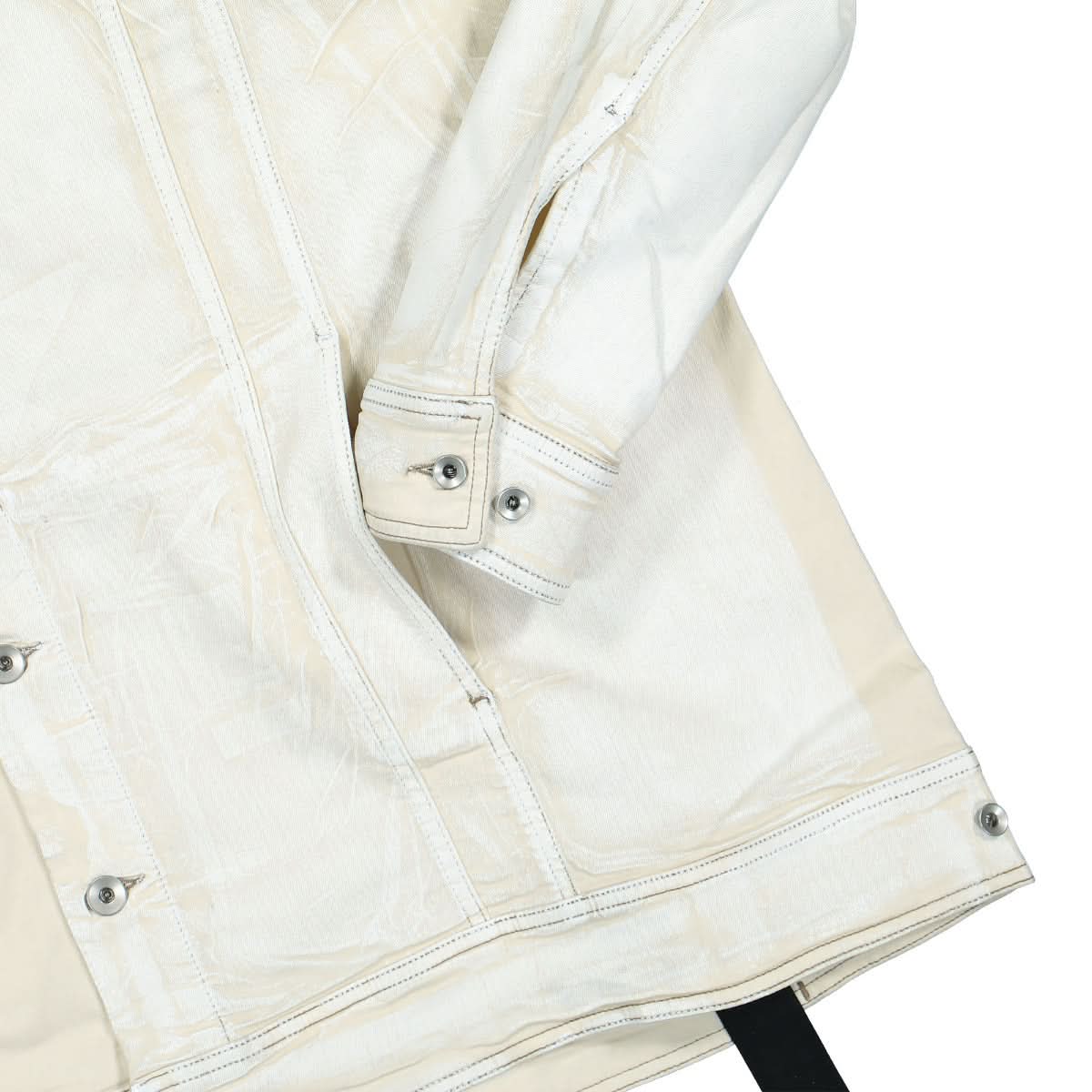 Rick Owens Jumbo Worker Jacket Black,Beige Detail view 4 | Gate