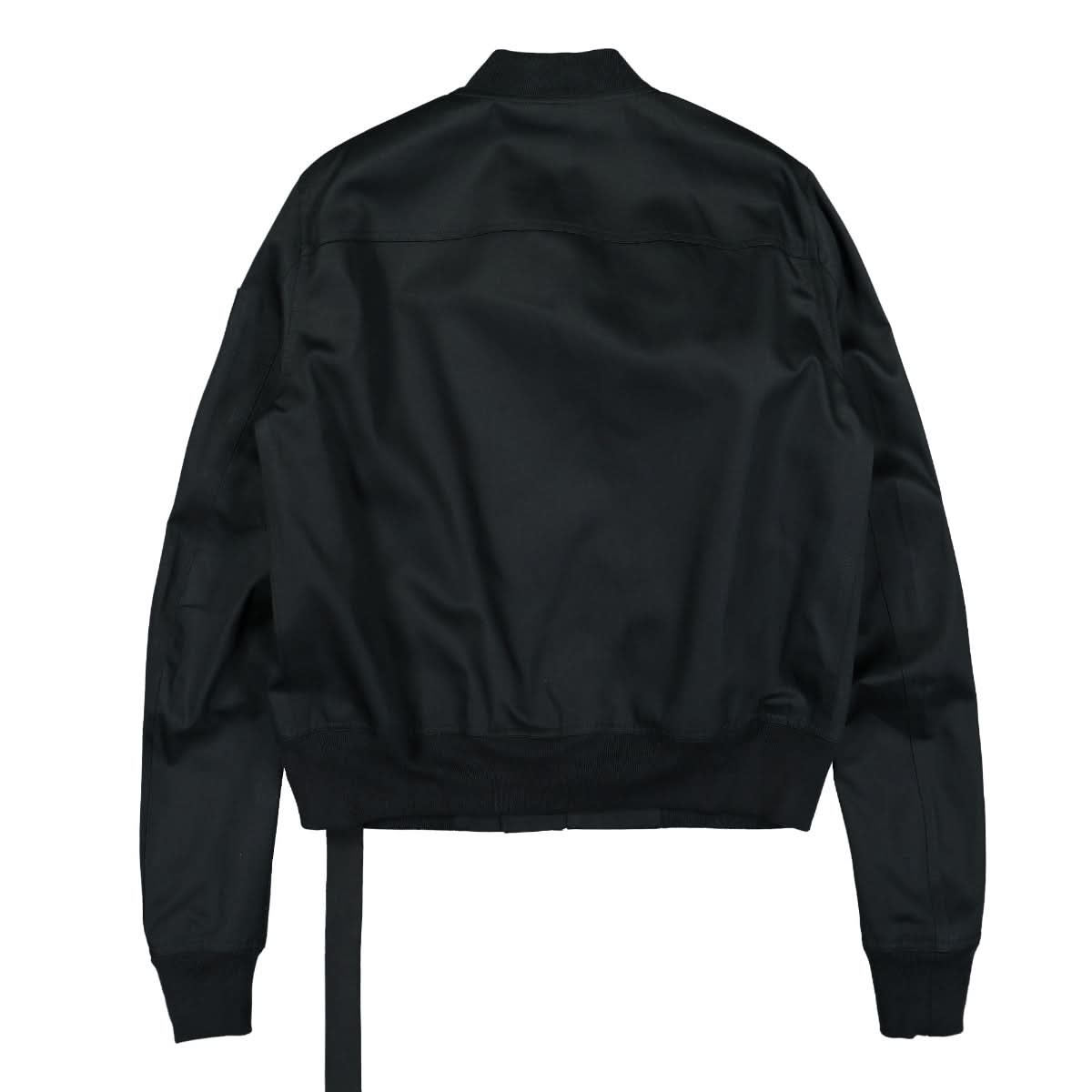 Rick Owens Flight Bomber Jacket Black Detail view 2 | Gate