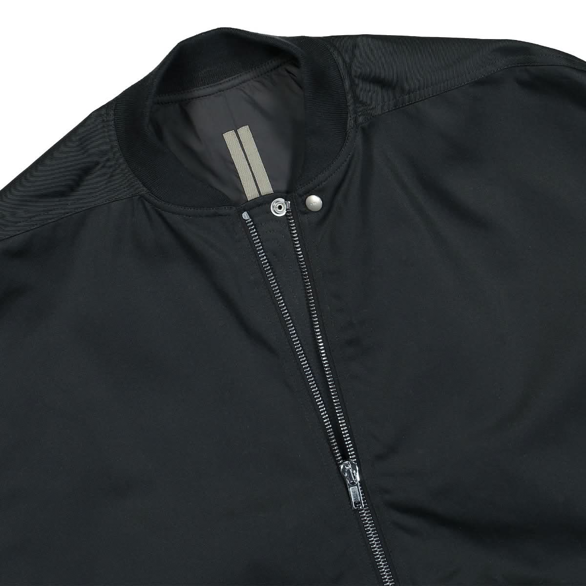 Rick Owens Jumbo Flight Bomber Jacket Black Detail view 3 | Gate