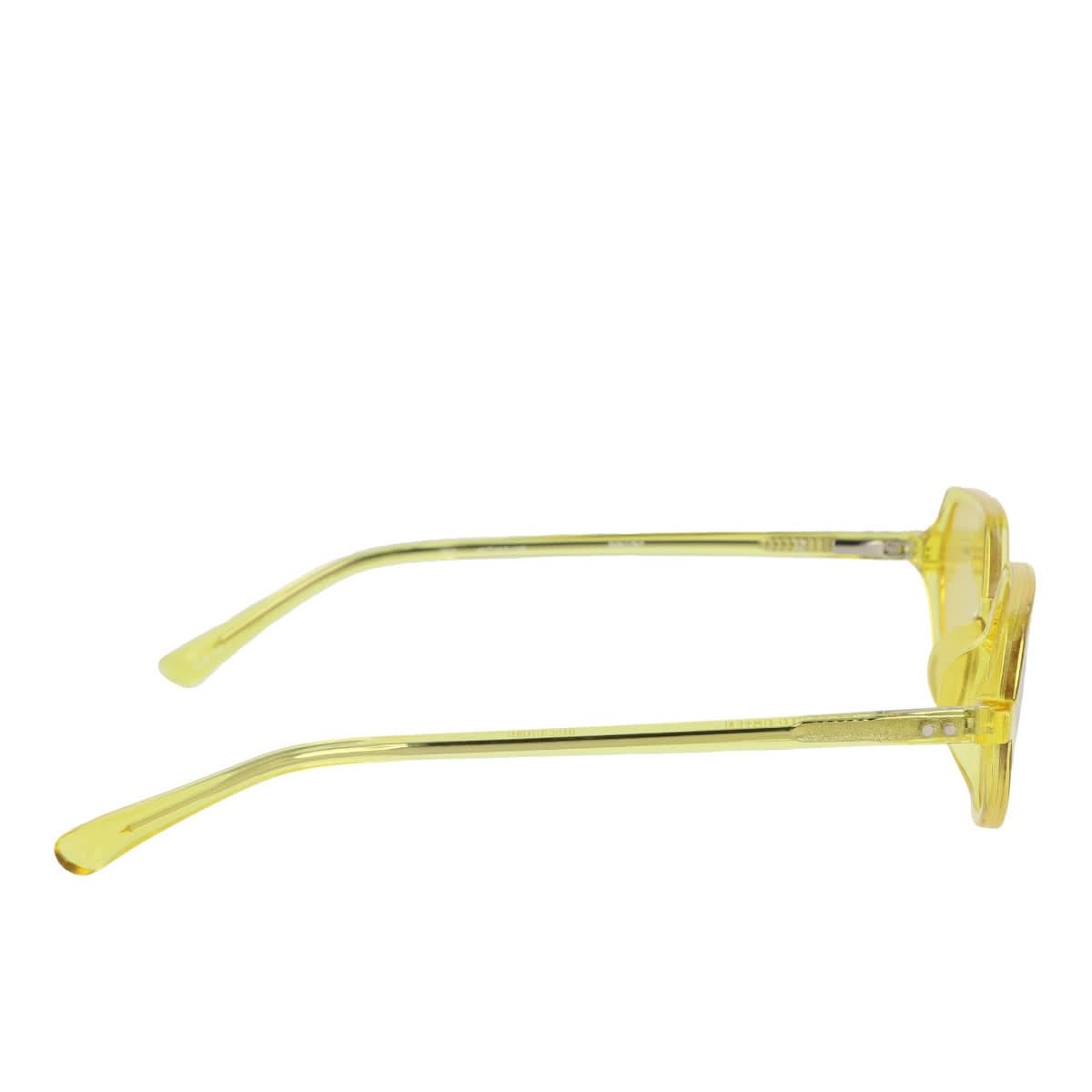 Linda Farrow 178 C7 Cat Eye Sun Glasses Yellow Detail view 3 | Gate