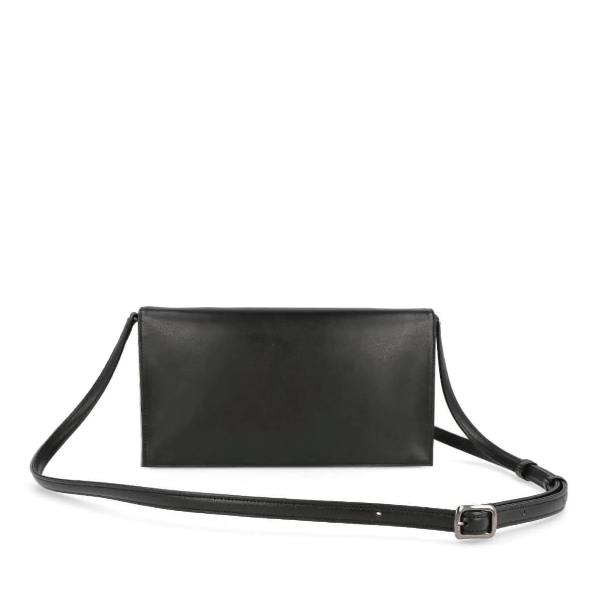 Yohji Yamamoto "Discord" Quadrena Clutch M Black Detail view 5 | Gate
