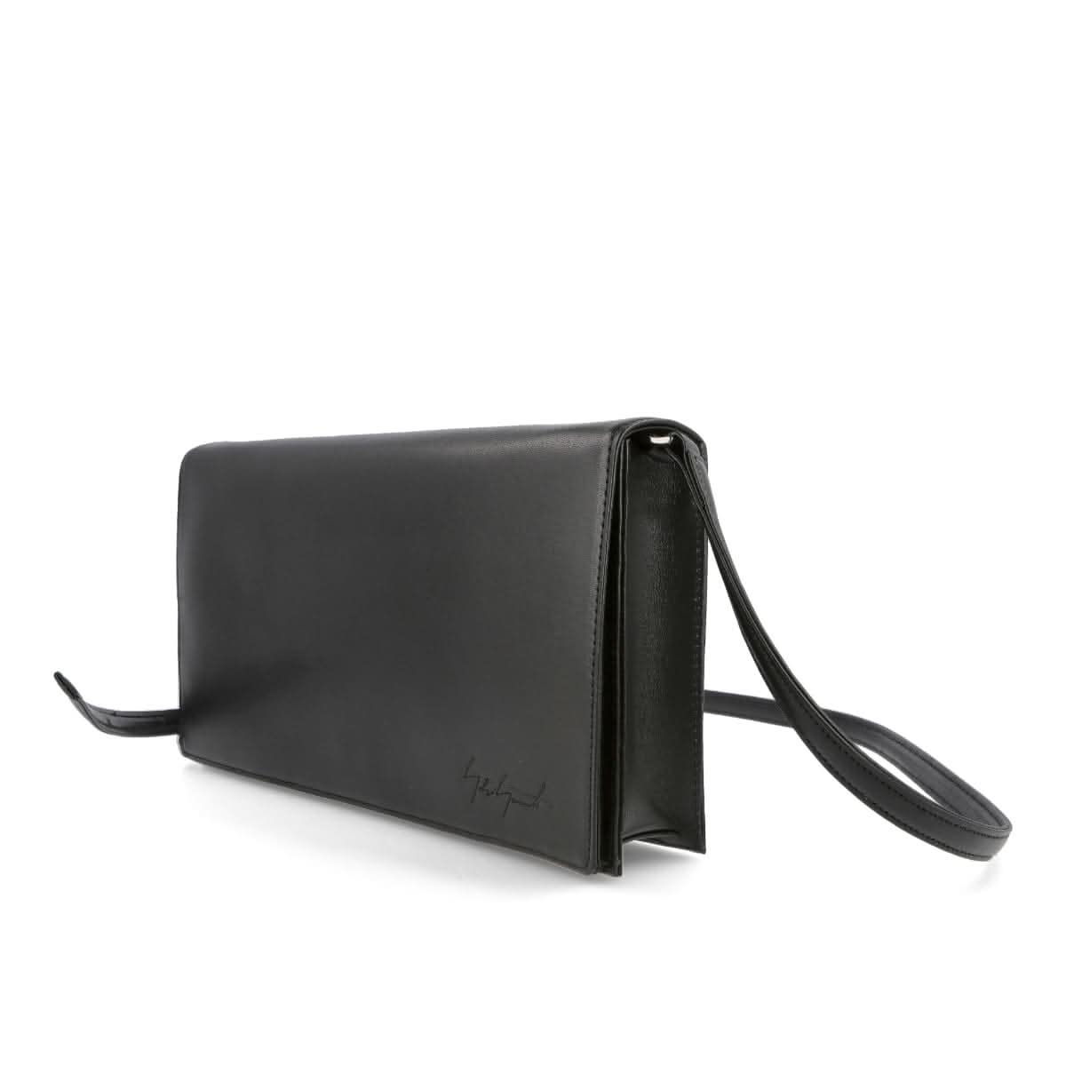 Yohji Yamamoto "Discord" Quadrena Clutch M Black Detail view 4 | Gate