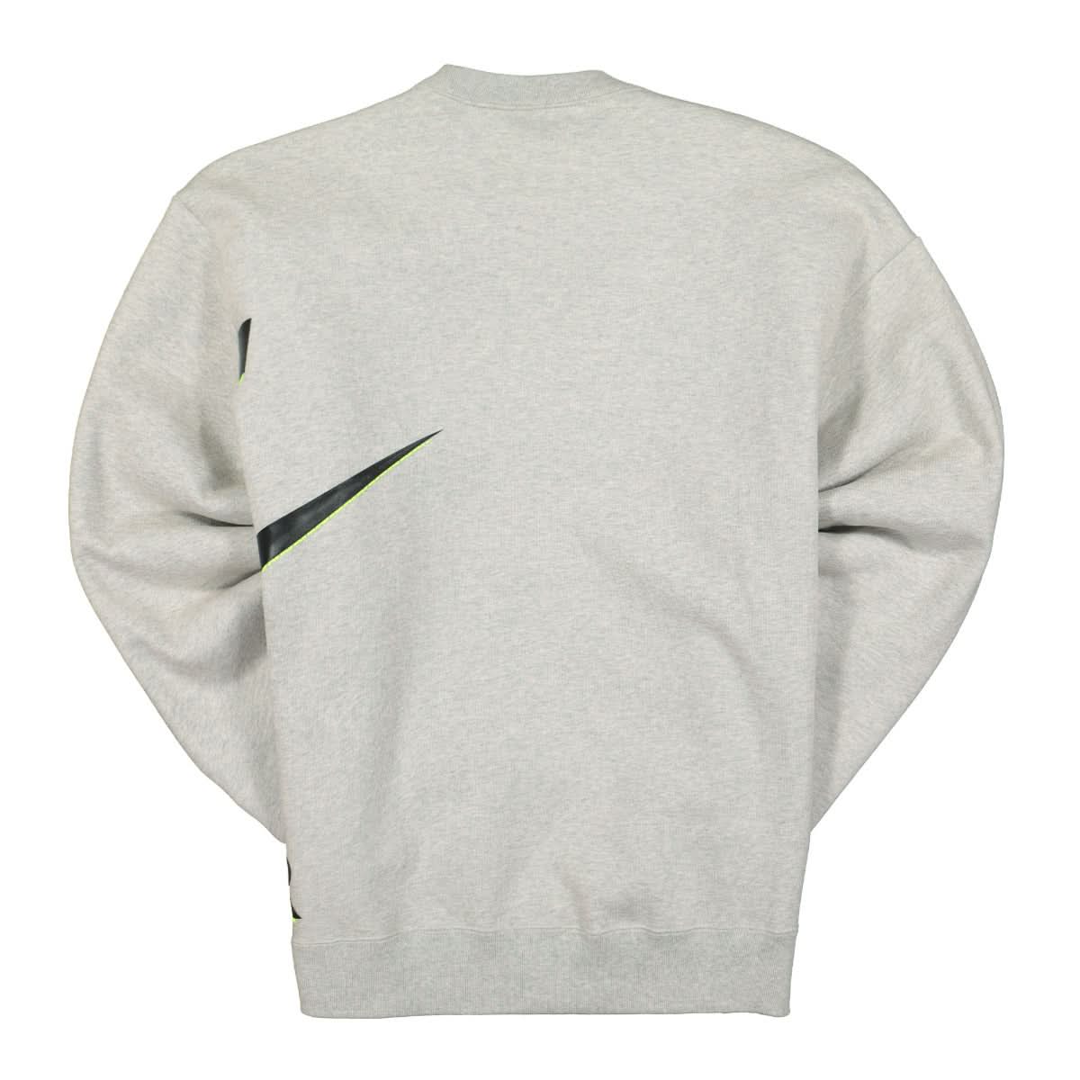 Nike NRG AM Fleece Crew Grey Detail view 2 | Gate