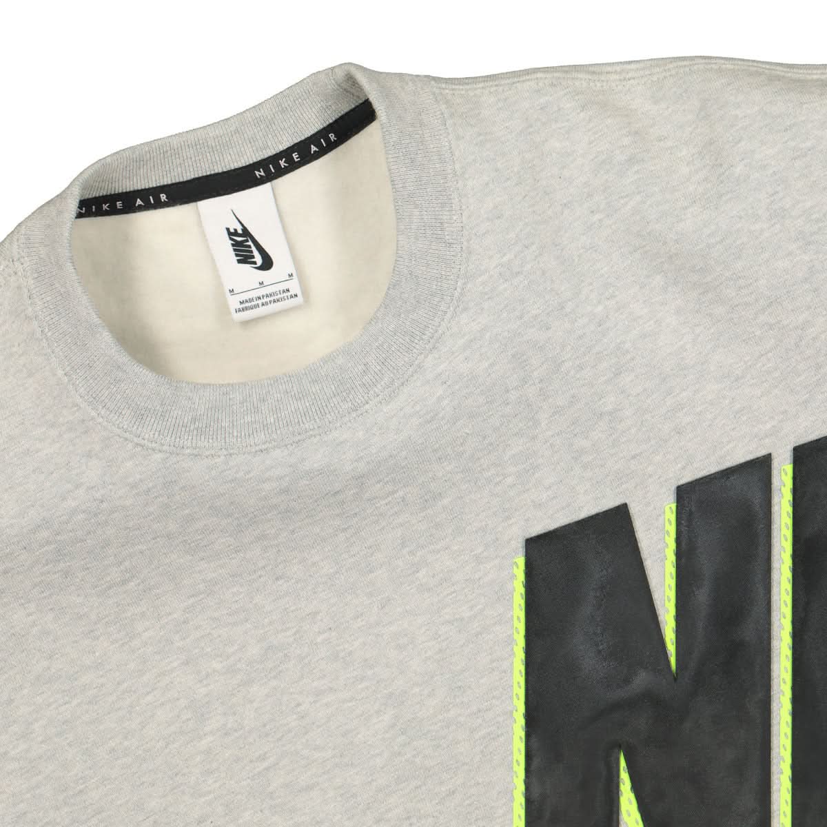 Nike NRG AM Fleece Crew Grey Detail view 3 | Gate