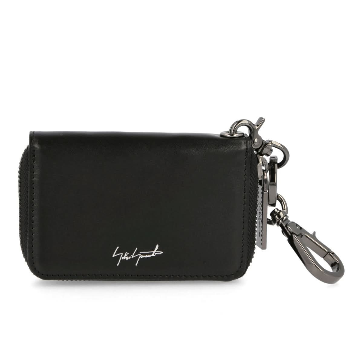 Yohji Yamamoto Discord Strap Key Case Black Detail view 1 | Gate