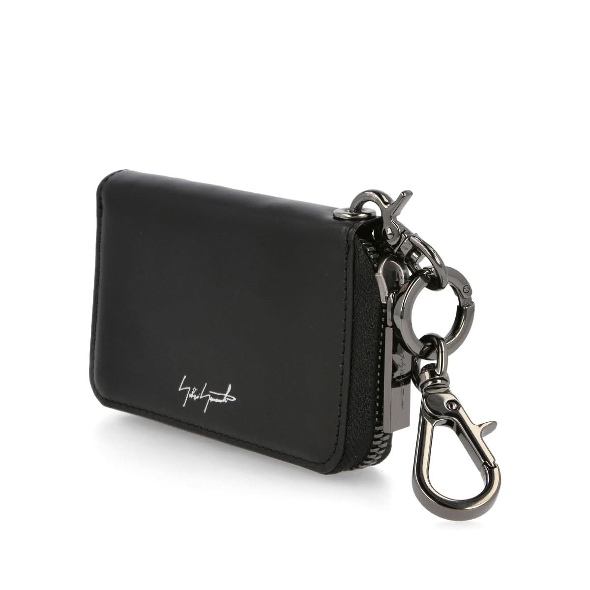 Yohji Yamamoto Discord Strap Key Case Black Detail view 3 | Gate