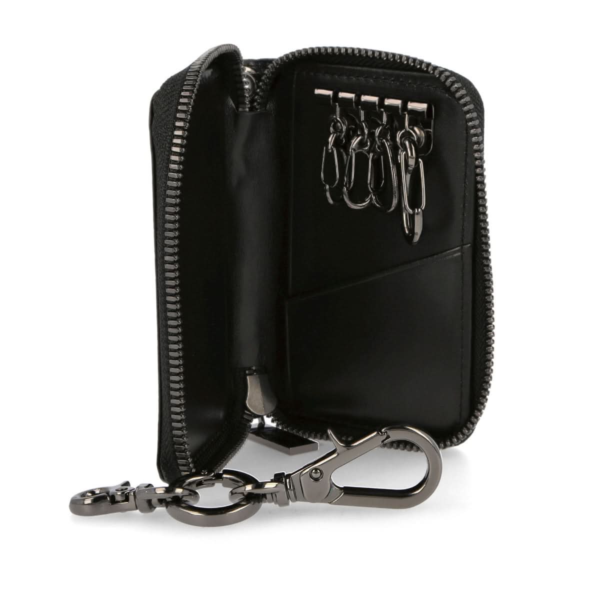 Yohji Yamamoto Discord Strap Key Case Black Detail view 5 | Gate