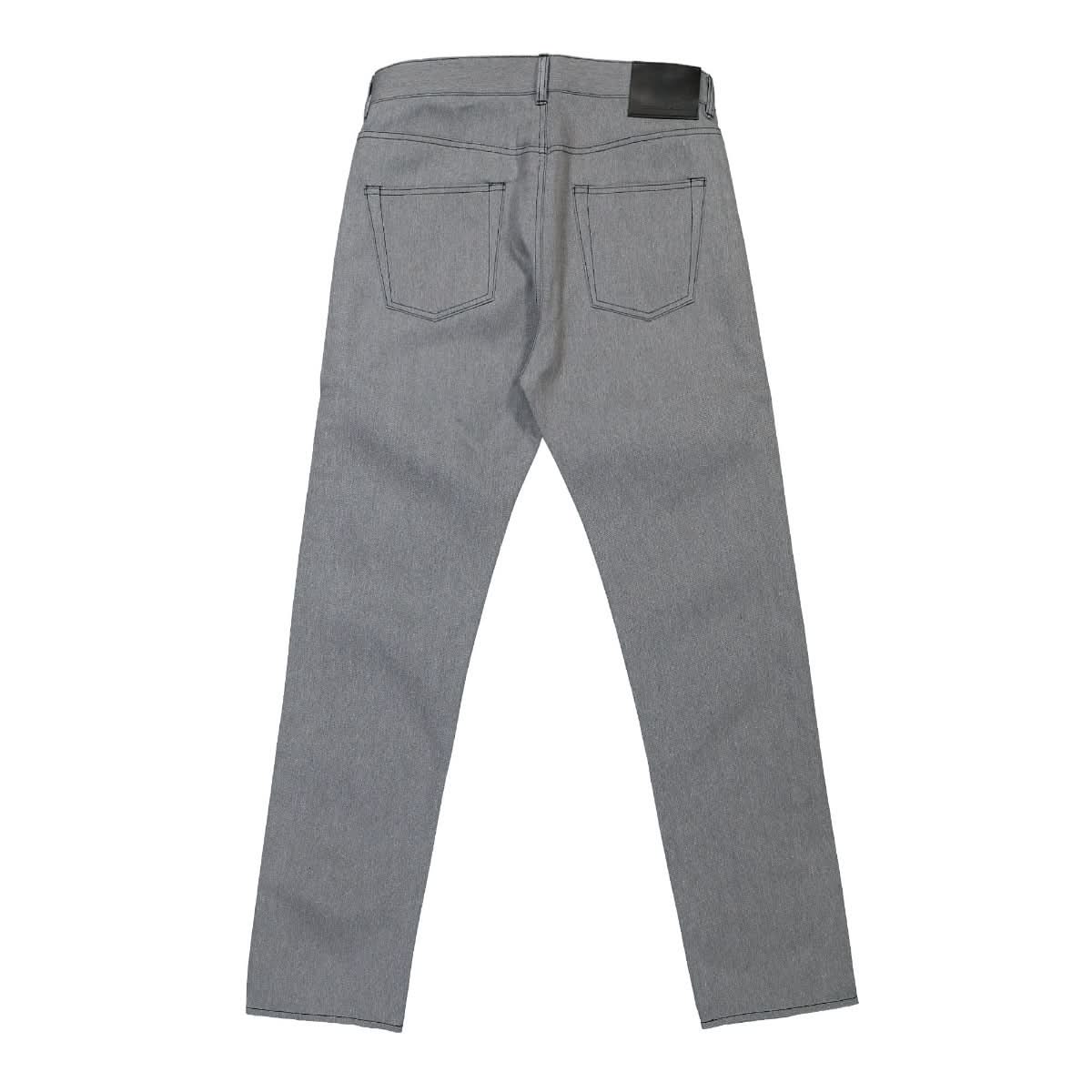 Rick Owens Detroit Cut Denim Pants Grey Detail view 2 | Gate