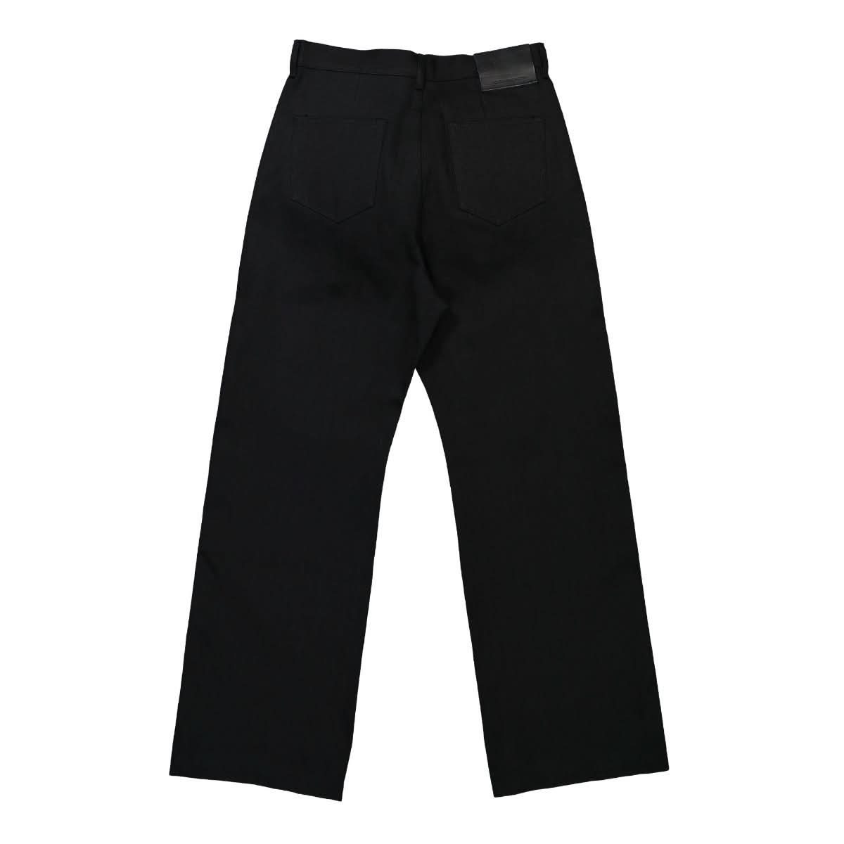 Rick Owens Geth Cut Selvedge Denim Black Detail view 2 | Gate