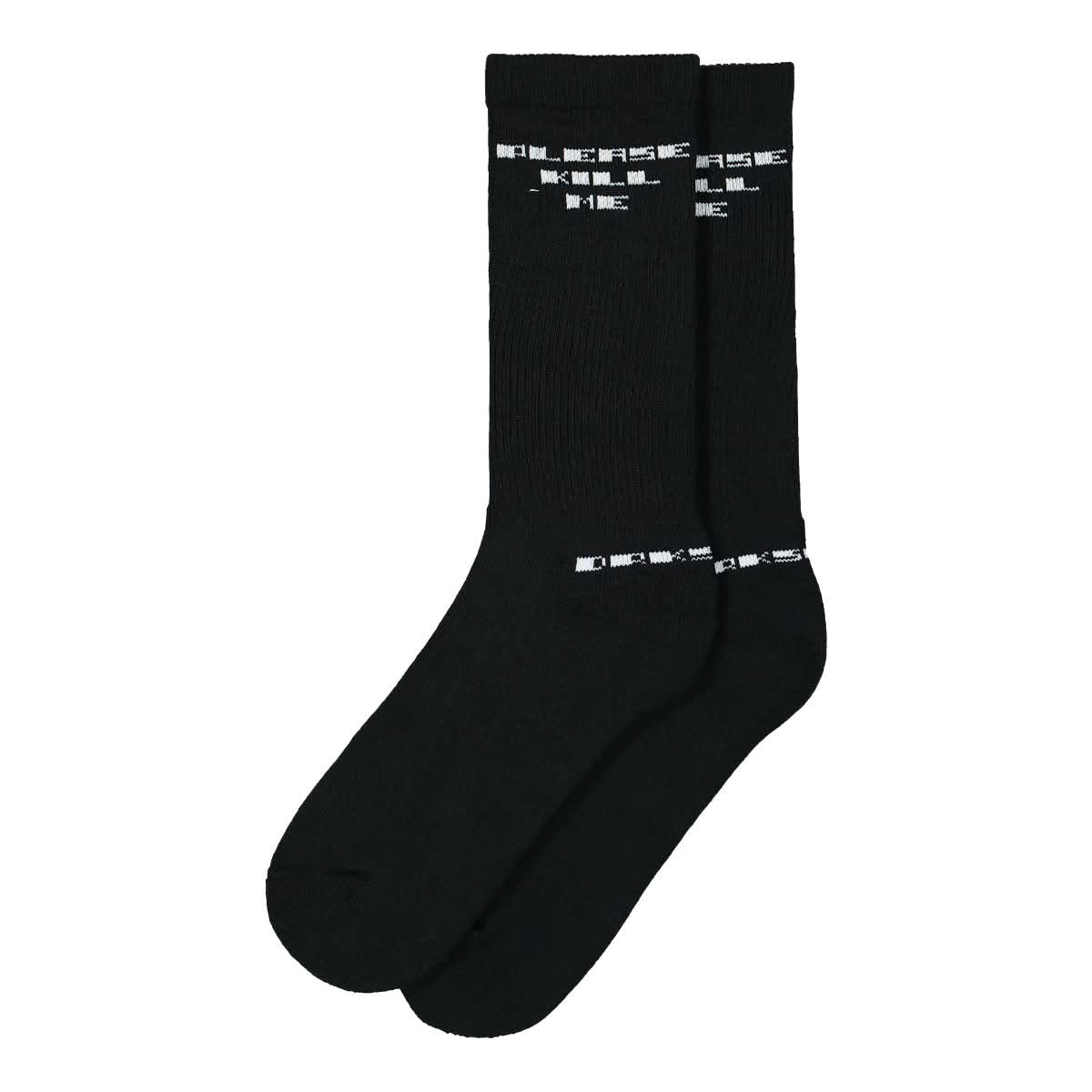 Rick Owens Kill Me Socks Black Detail view 1 | Gate