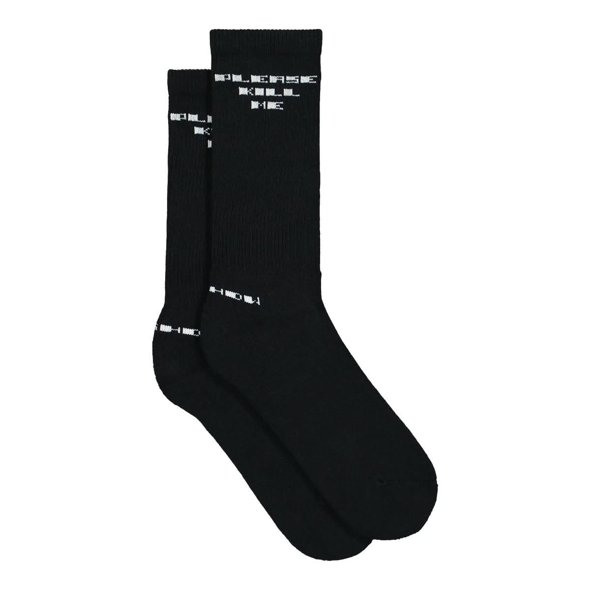 Rick Owens Kill Me Socks Black Detail view 2 | Gate