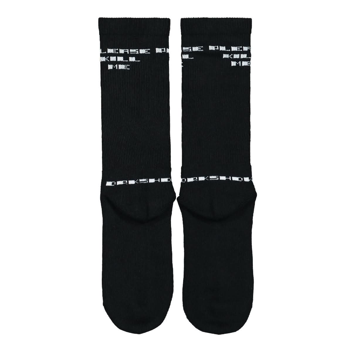 Rick Owens Kill Me Socks Black Detail view 3 | Gate