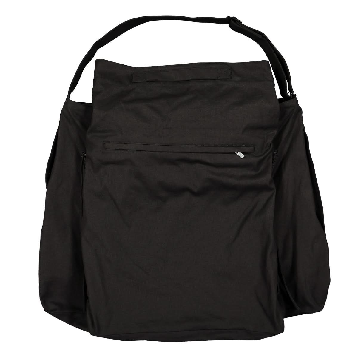 Yohji Yamamoto "Discord" Double Big Shoulder Bag Black Detail view 1 | Gate