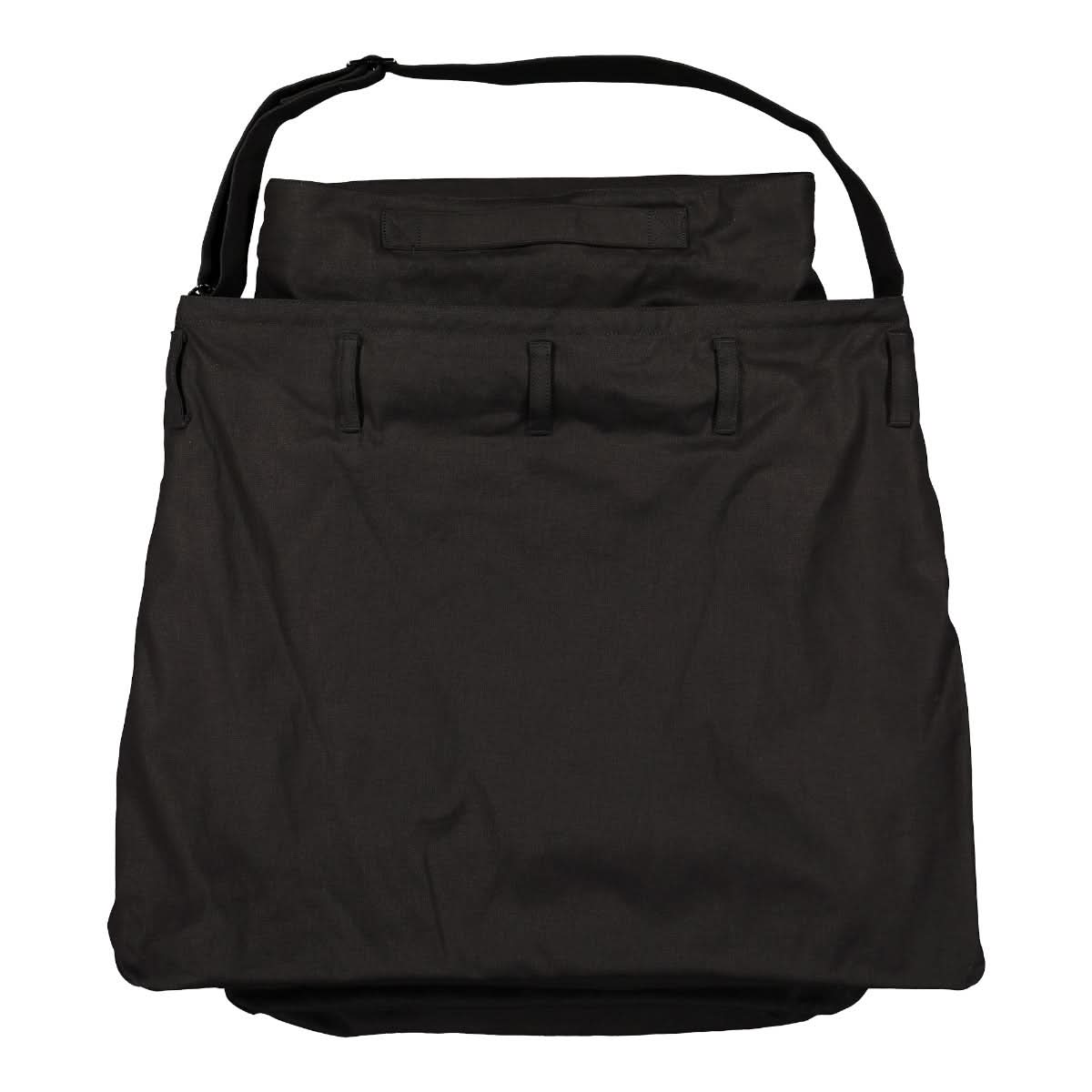 Yohji Yamamoto "Discord" Double Big Shoulder Bag Black Detail view 2 | Gate