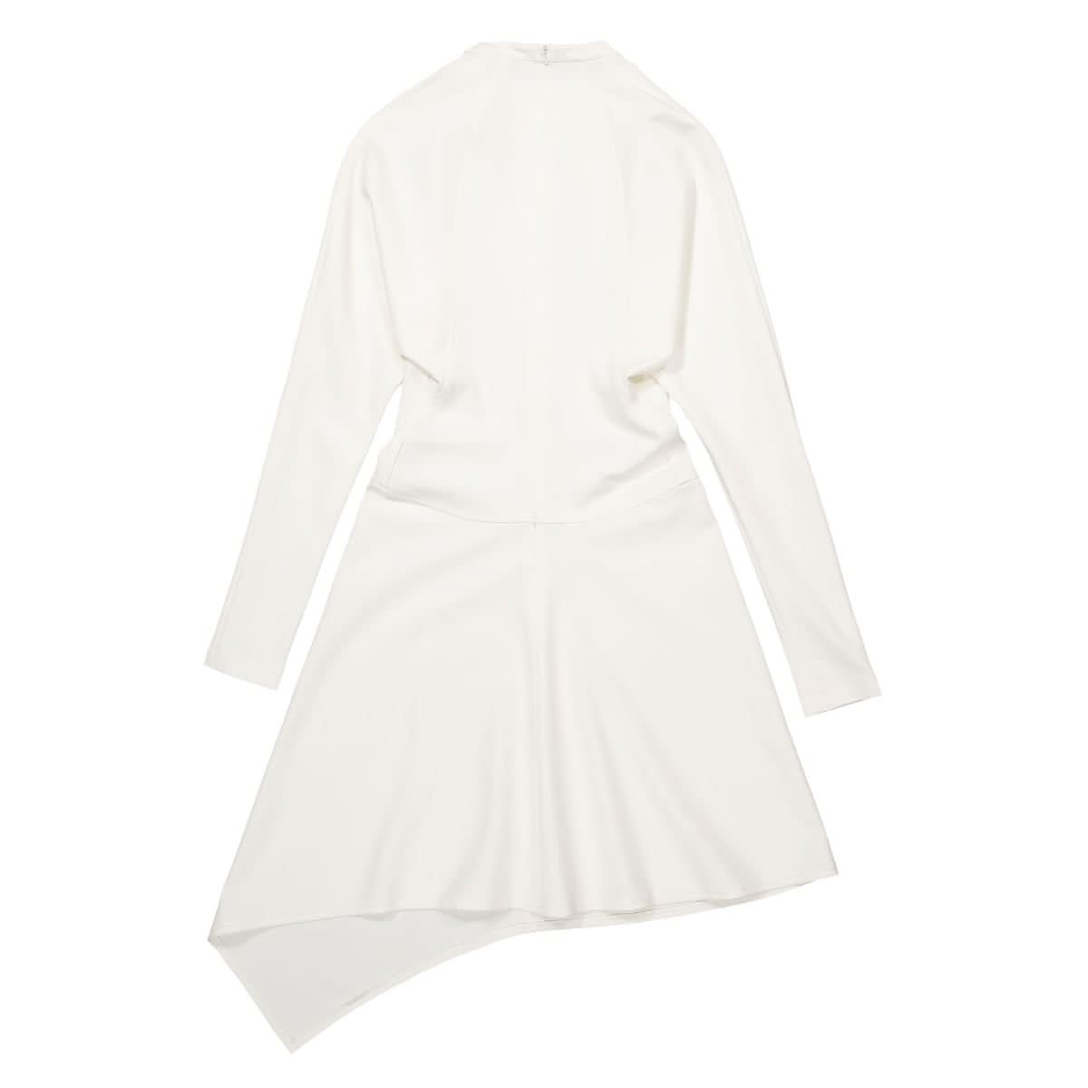 JW Anderson Neck Chain Long Sleeve Dress White Detail view 1 | Gate