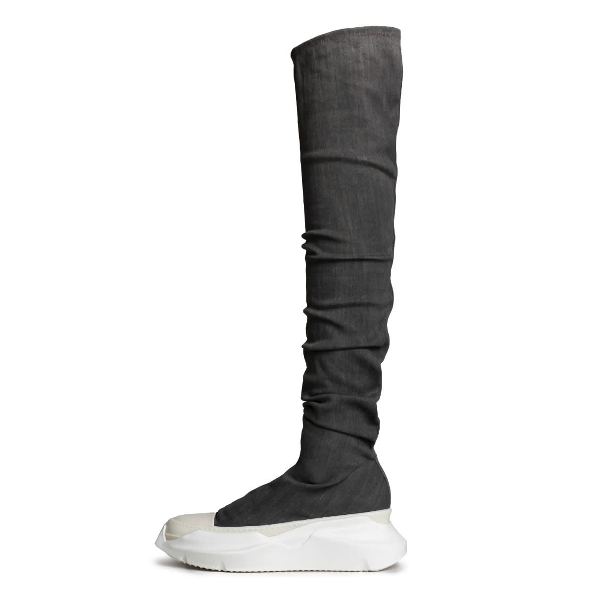 Rick Owens Abstract Stockings Grey Boots Detail view 1 | Gate