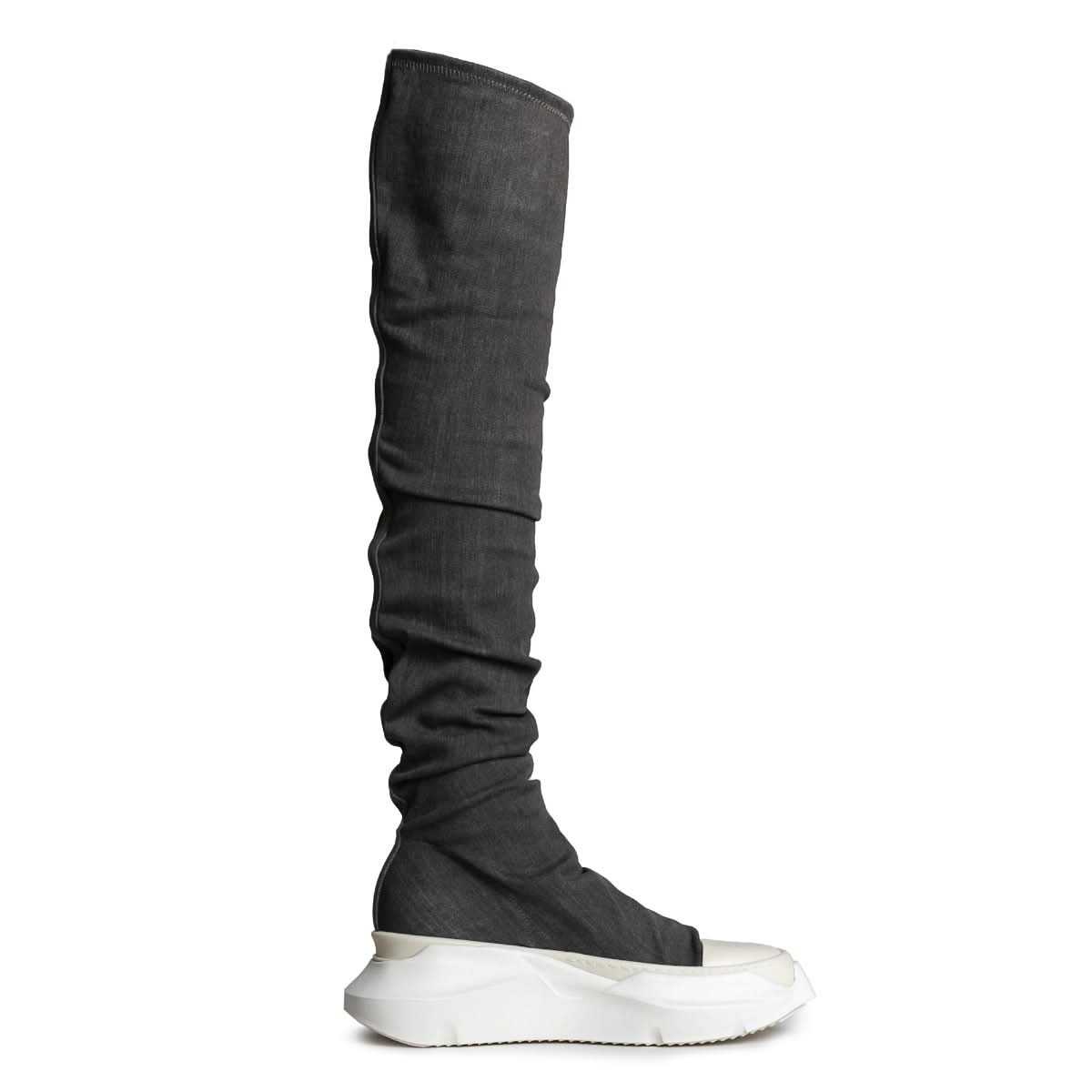 Rick Owens Abstract Stockings Grey Boots Detail view 2 | Gate