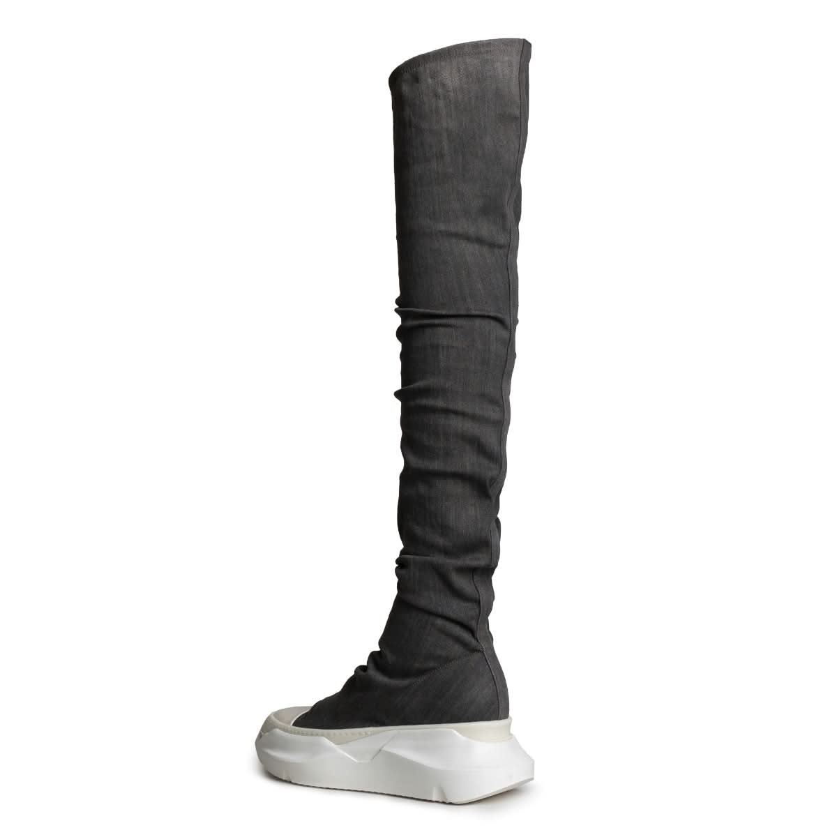Rick Owens Abstract Stockings Grey Boots Detail view 3 | Gate
