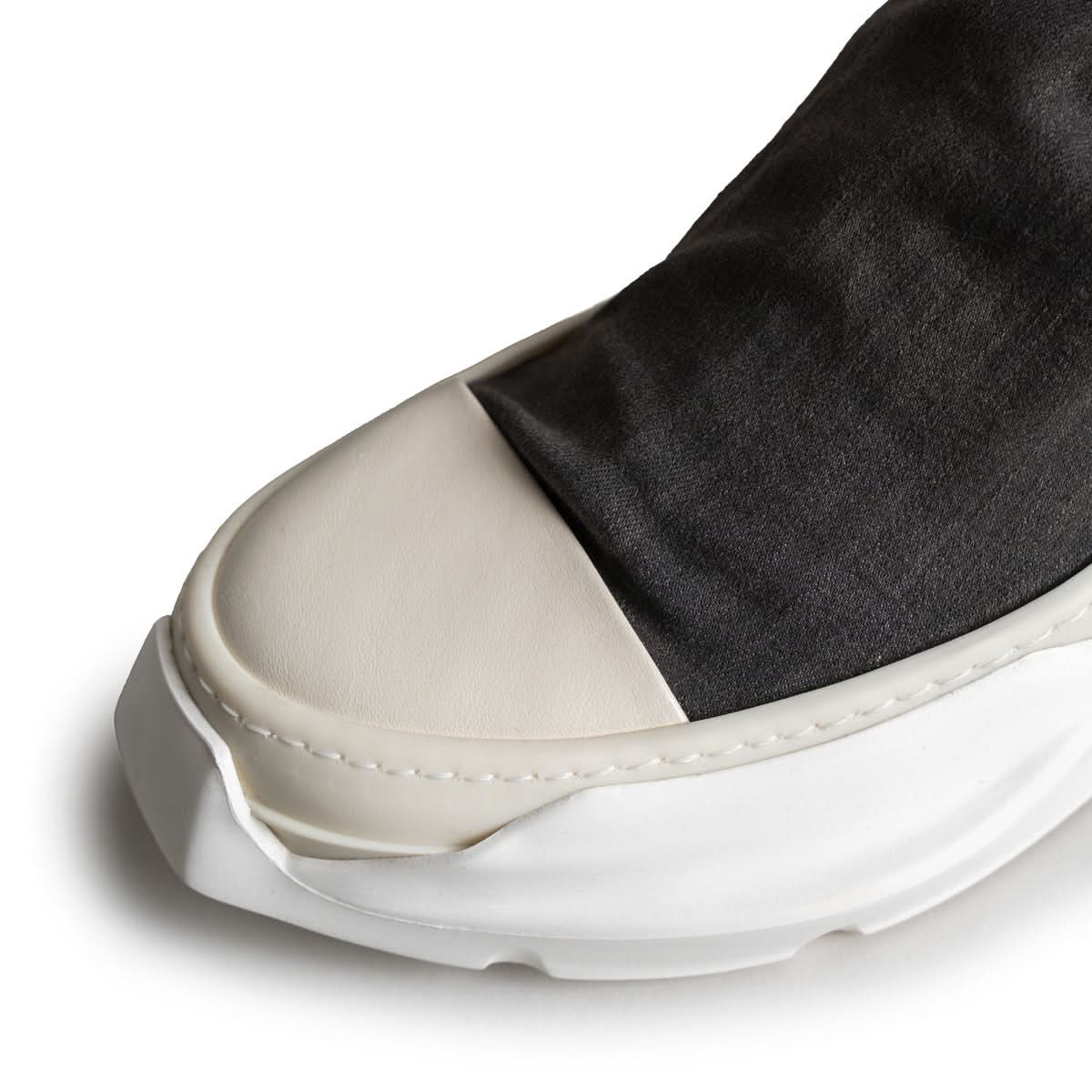 Rick Owens Abstract Stockings Grey Boots Detail view 5 | Gate