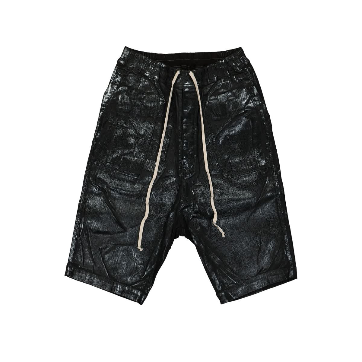Rick Owens Rick S Bela Shorts Black Detail view 1 | Gate