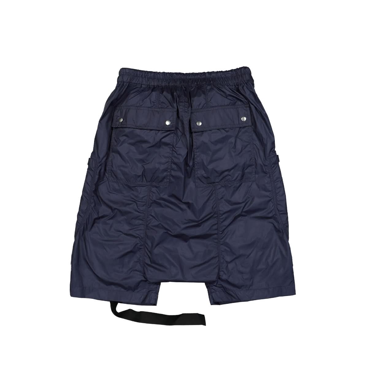 Rick Owens Bauhaus Pods Woven Shorts Black Detail view 2 | Gate