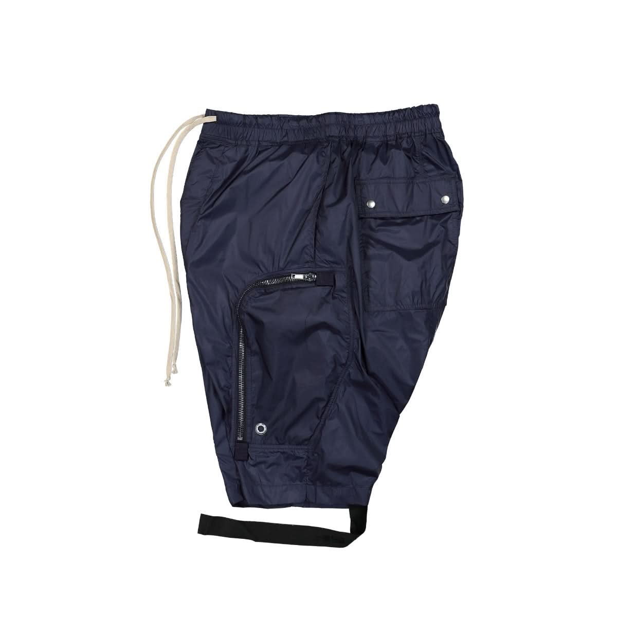 Rick Owens Bauhaus Pods Woven Shorts Black Detail view 3 | Gate
