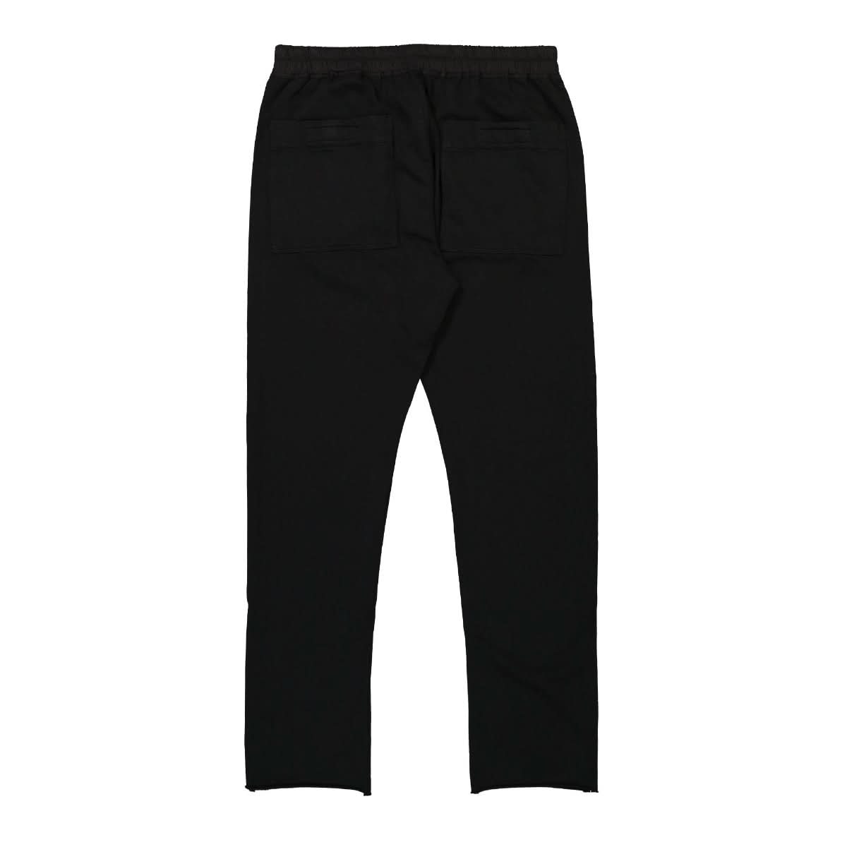Rick Owens Berlin Drawstring Knit Pants Black Detail view 2 | Gate