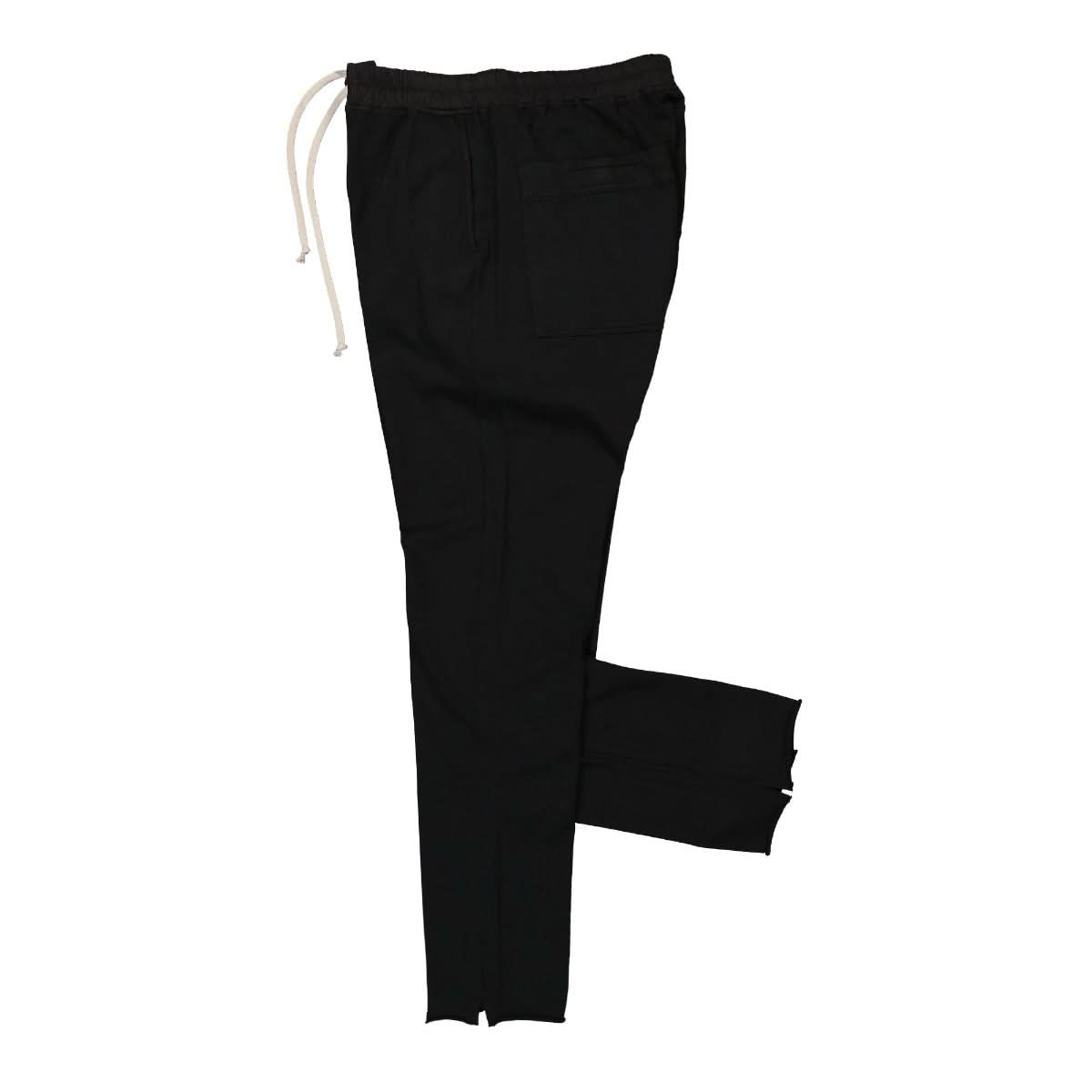 Rick Owens Berlin Drawstring Knit Pants Black Detail view 3 | Gate