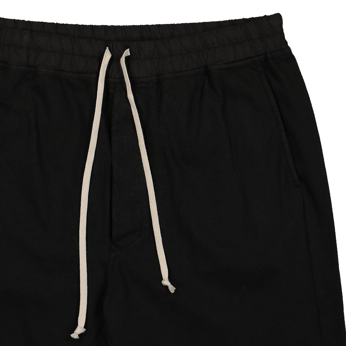 Rick Owens Berlin Drawstring Knit Pants Black Detail view 4 | Gate